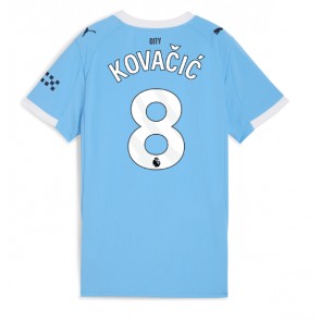 Lacne Ženy Futbalové dres Manchester City Mateo Kovacic #8 2025-26 Krátky Rukáv - Domáci